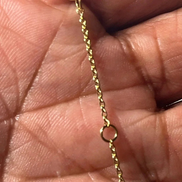 Nadri Gold plated necklace for young girl or teenager. 16” length 2” extender - Picture 6 of 12